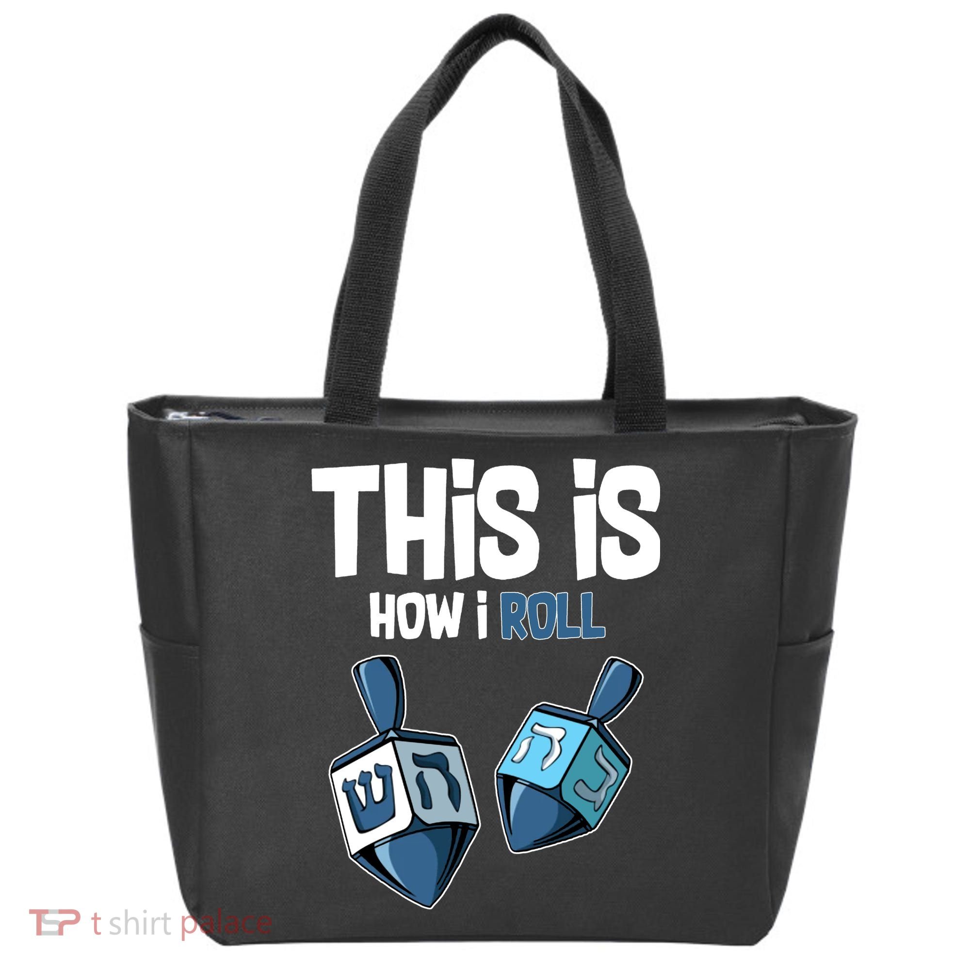 This Is How I Roll Draydel Trendl Hanukkah Tote Bag