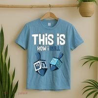 This Is How I Roll Draydel Trendl Hanukkah T-Shirt thumb 2