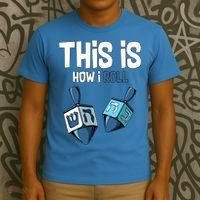 This Is How I Roll Draydel Trendl Hanukkah T-Shirt thumb 3