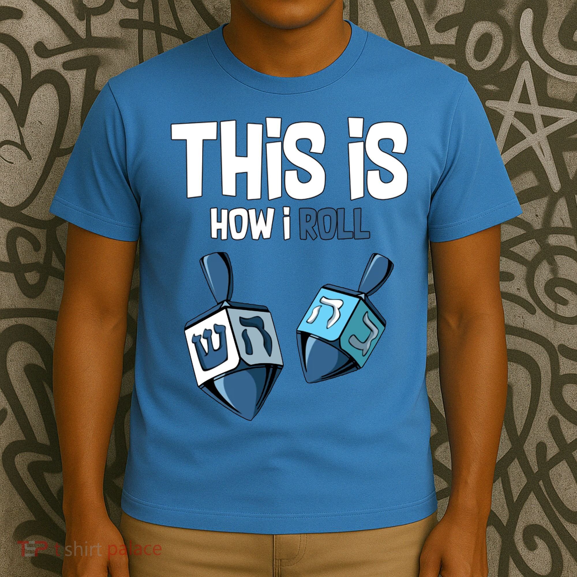 This Is How I Roll Draydel Trendl Hanukkah T-Shirt