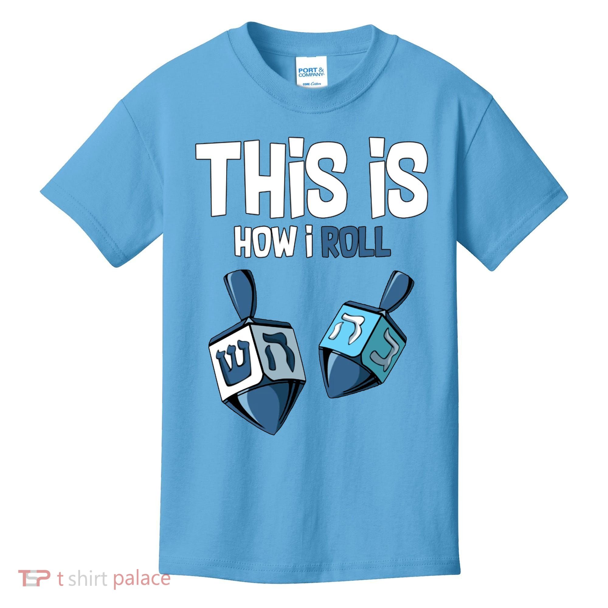 This Is How I Roll Draydel Trendl Hanukkah Kids T-Shirt
