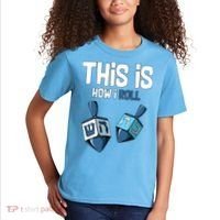 This Is How I Roll Draydel Trendl Hanukkah Kids T-Shirt thumb 2