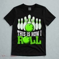 This Is How I Roll Bowling Team Bowler T-Shirt thumb 5
