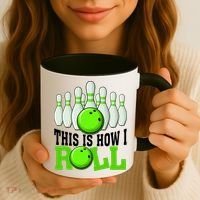 This Is How I Roll Bowling Team Bowler Coffee Mug thumb 3