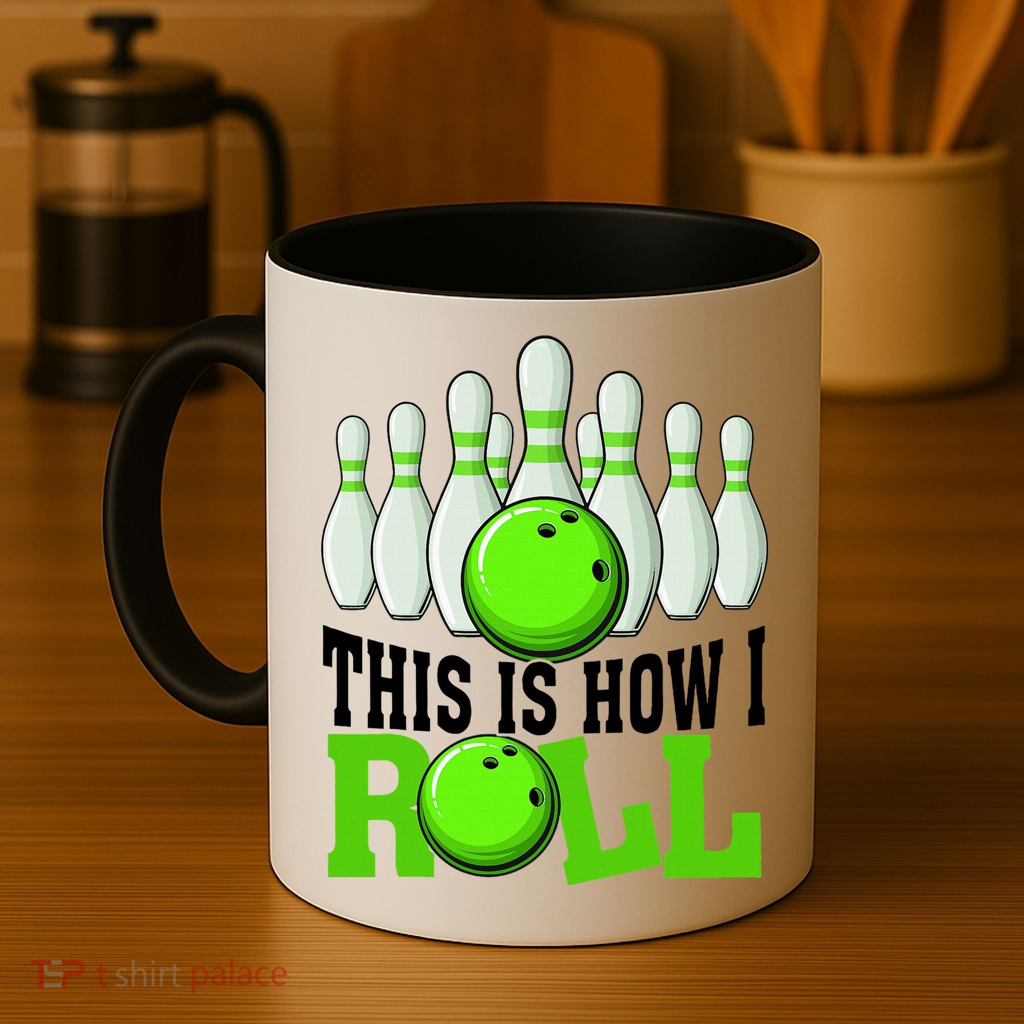 This Is How I Roll Bowling Team Bowler Coffee Mug