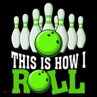 This Is How I Roll Bowling Team Bowler Baby Bodysuit thumb 2