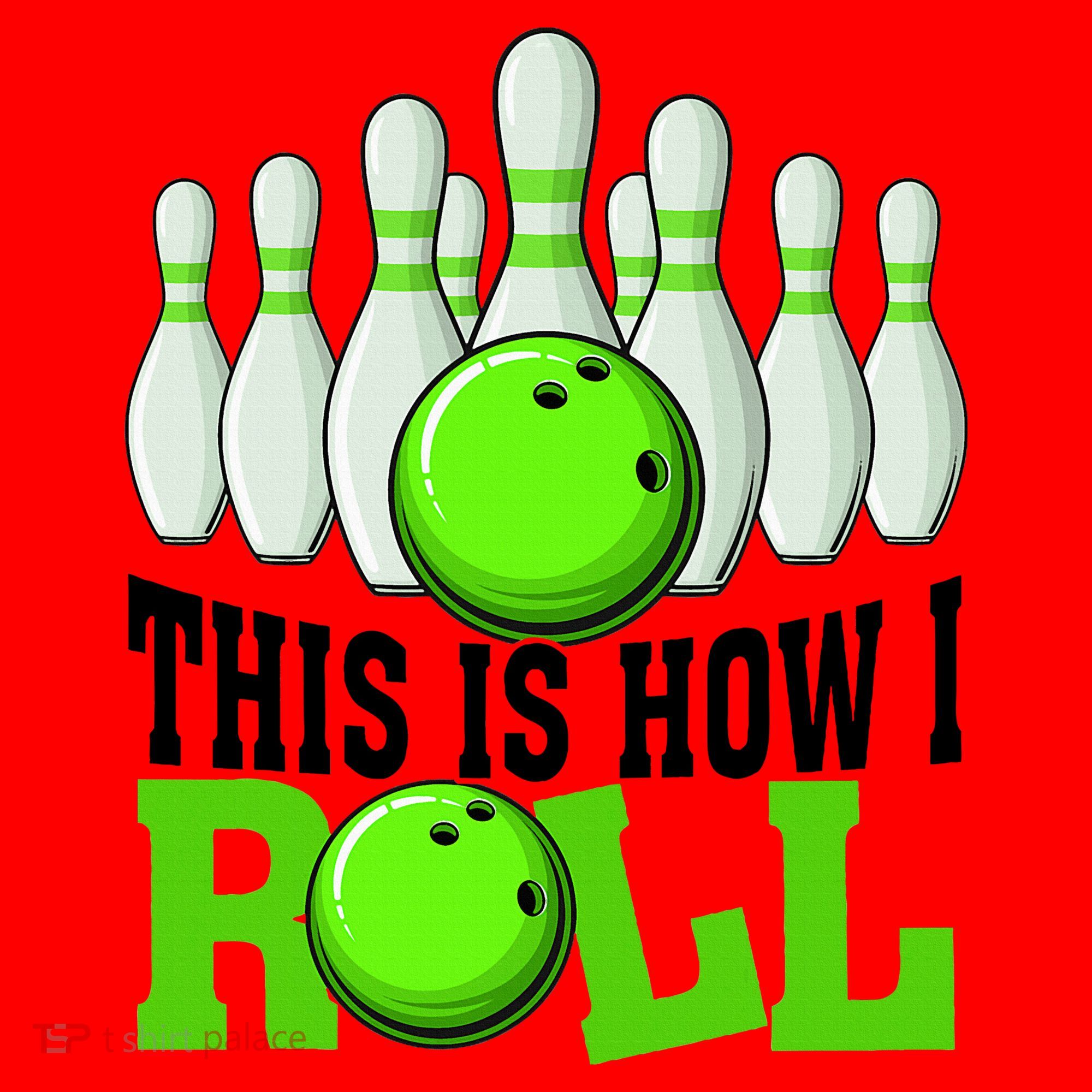 This Is How I Roll Bowling Team Bowler Santa Hat
