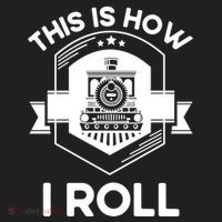 This Is How I Roll Train Funny Gift For Model Train Enthusiasts Gift Beanie thumb 2