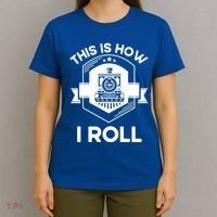 This Is How I Roll Train Funny Gift For Model Train Enthusiasts Gift T-Shirt thumb 4