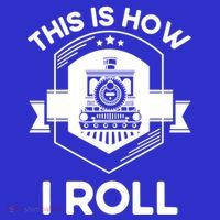 This Is How I Roll Train Funny Gift For Model Train Enthusiasts Gift T-Shirt thumb 7