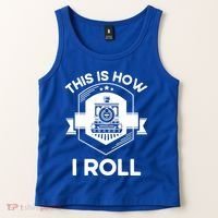 This Is How I Roll Train Funny Gift For Model Train Enthusiasts Gift Tank Top thumb 2