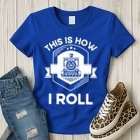 This Is How I Roll Train Funny Gift For Model Train Enthusiasts Gift Women's T-Shirt thumb 3