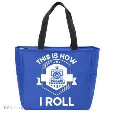 This Is How I Roll Train Funny Gift For Model Train Enthusiasts Gift Tote Bag