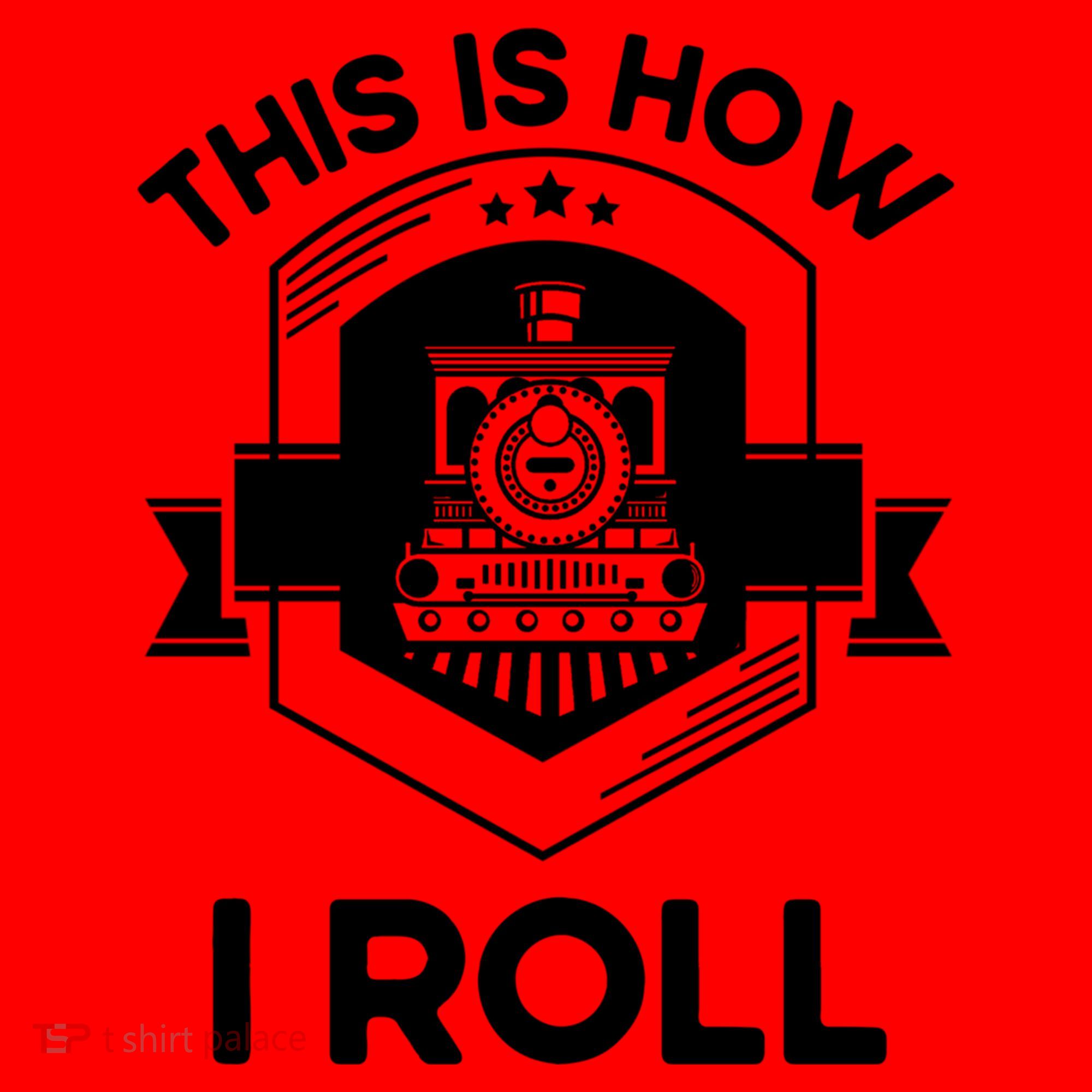 This Is How I Roll Train Funny Gift For Model Train Enthusiasts Gift Santa Hat