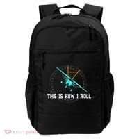 This Is How We Roll Pilot Funny Airplane Aircraft Tees Backpack thumb 0