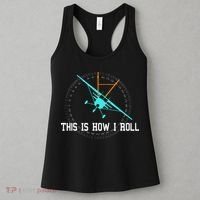 This Is How We Roll Pilot Funny Airplane Aircraft Tees Women's Tank Top thumb 3