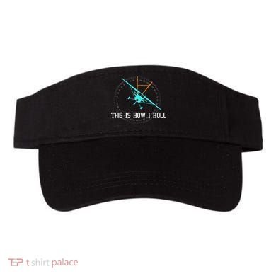 This Is How We Roll Pilot Funny Airplane Aircraft Tees Visor