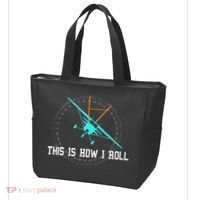 This Is How We Roll Pilot Funny Airplane Aircraft Tees Tote Bag thumb 3