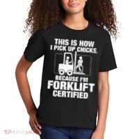 This Is How I Pick Up Chicks, Because I'm Forklift Certified Kids T-Shirt thumb 2
