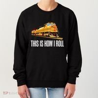 This Is How I Roll Train On Track Railroad Great Gift Women's Sweatshirt thumb 0