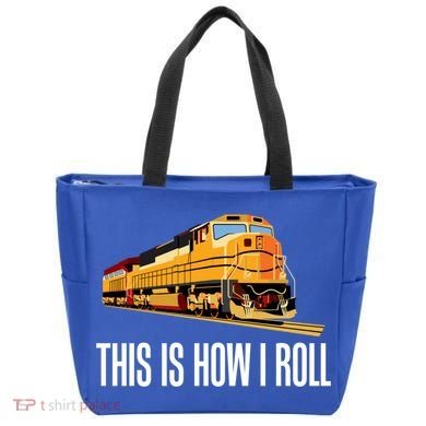 This Is How I Roll Train On Track Railroad Great Gift Tote Bag