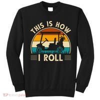 This Is How I Roll Retro Golf Lover Sweatshirt thumb 0