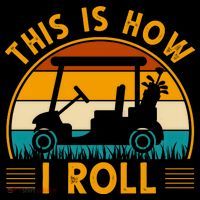 This Is How I Roll Retro Golf Lover Coffee Mug thumb 5