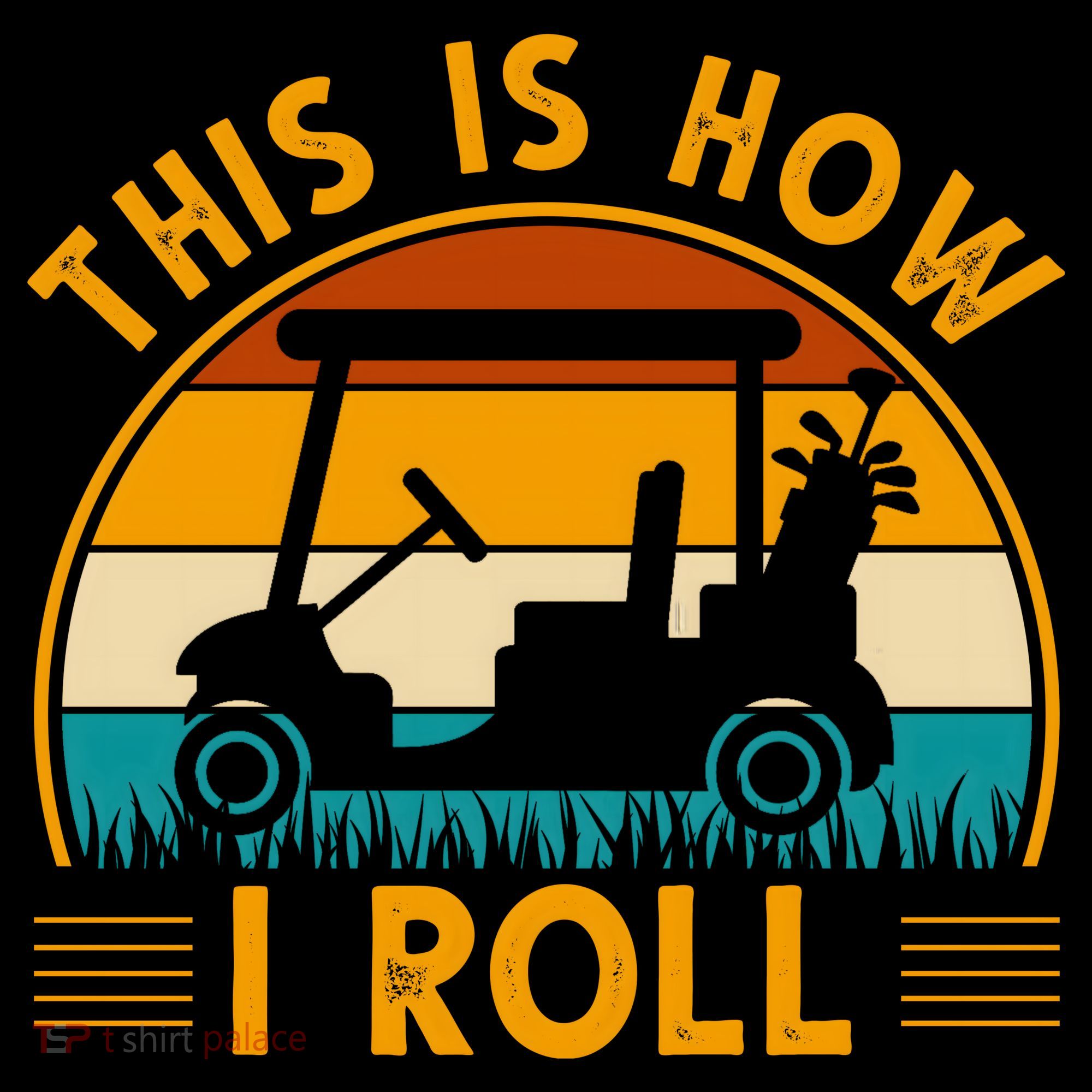 This Is How I Roll Retro Golf Lover Coffee Mug