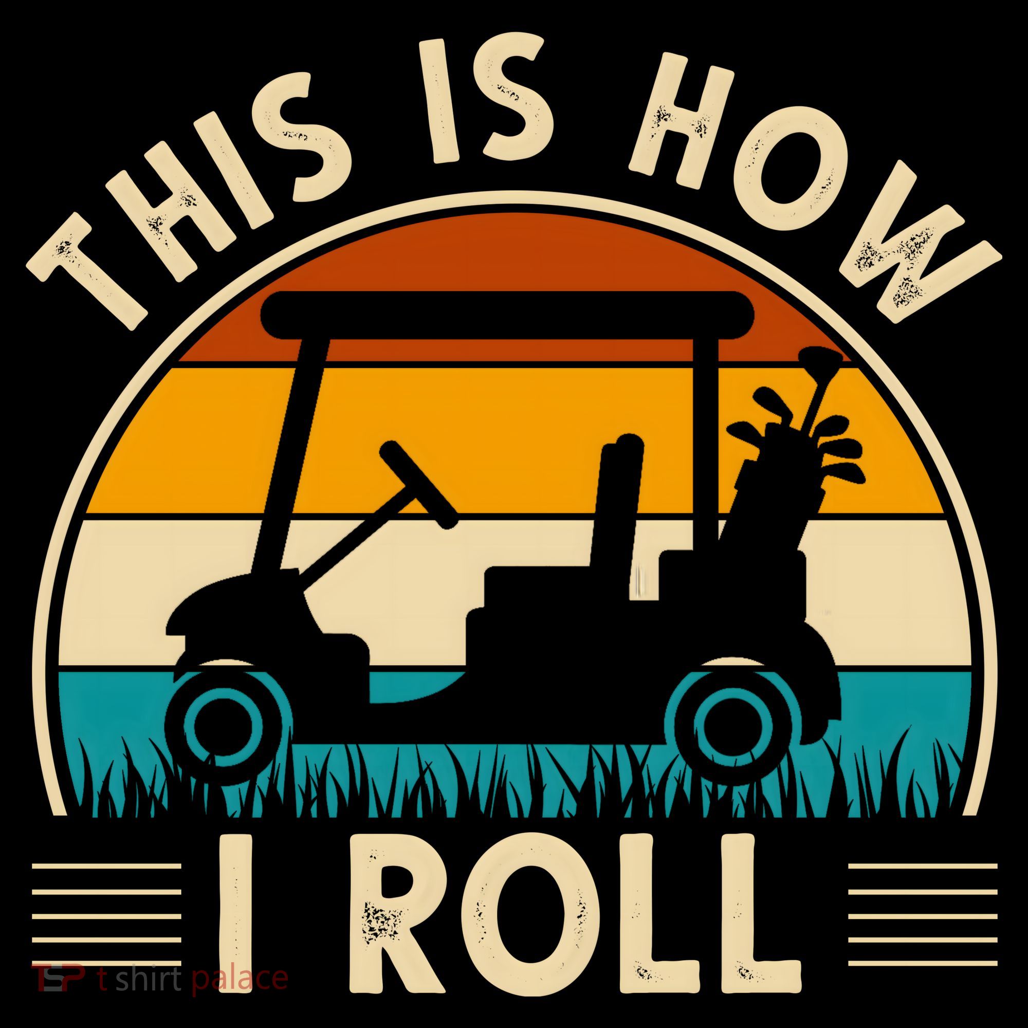 This Is How I Roll Retro Golf Lover Coaster