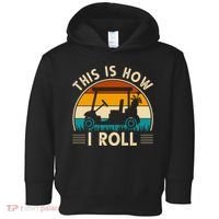 This Is How I Roll Retro Golf Lover Toddler Hoodie thumb 0