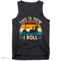 This Is How I Roll Retro Golf Lover Tank Top thumb 0