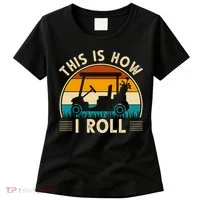 This Is How I Roll Retro Golf Lover Women's T-Shirt thumb 0