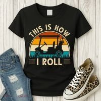This Is How I Roll Retro Golf Lover Women's T-Shirt thumb 3