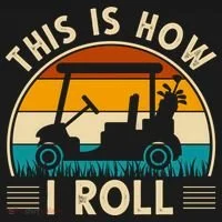 This Is How I Roll Retro Golf Lover Women's T-Shirt thumb 6