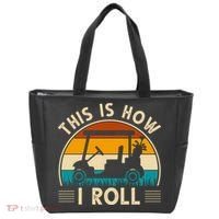 This Is How I Roll Retro Golf Lover Tote Bag thumb 0
