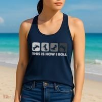 This Is How I Roll, SxS SideBySide UTV Women's Tank Top thumb 2