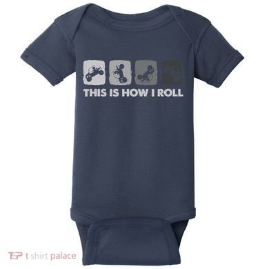 This Is How I Roll, SxS SideBySide UTV Baby Bodysuit