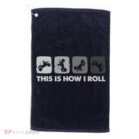 This Is How I Roll, SxS SideBySide UTV Golf Towel thumb 0