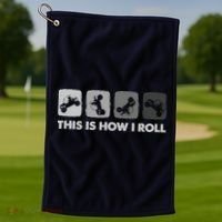 This Is How I Roll, SxS SideBySide UTV Golf Towel thumb 1