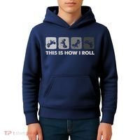 This Is How I Roll, SxS SideBySide UTV Kids Hoodie thumb 4