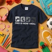 This Is How I Roll, SxS SideBySide UTV Kids T-Shirt thumb 3