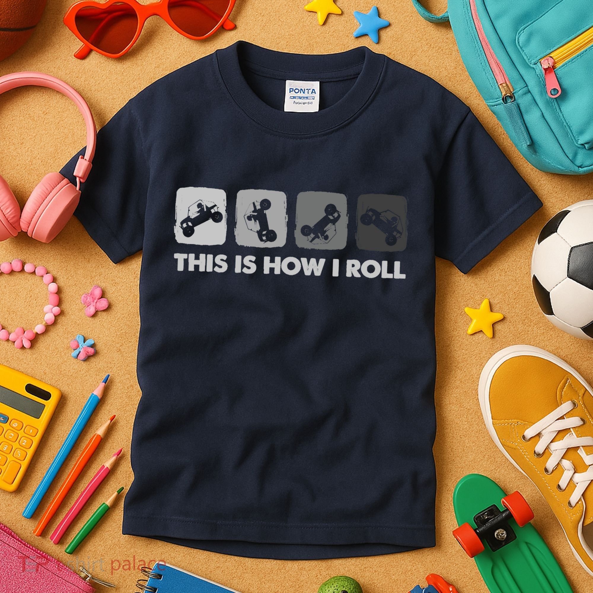 This Is How I Roll, SxS SideBySide UTV Kids T-Shirt