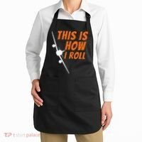 This Is How I Roll Funny Pilot & Aviation Airplane Gift Apron thumb 2