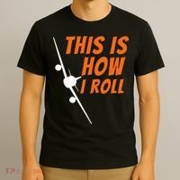 This Is How I Roll Funny Pilot & Aviation Airplane Gift T-Shirt thumb 3