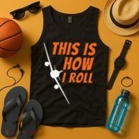 This Is How I Roll Funny Pilot & Aviation Airplane Gift Tank Top thumb 4