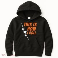 This Is How I Roll Funny Pilot & Aviation Airplane Gift Kids Hoodie thumb 0