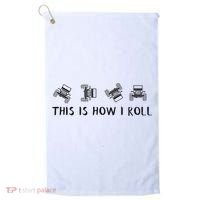 This Is How I Roll Funny 4x4 4wd Offroad Driving Gift Golf Towel thumb 0