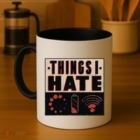 Things I Hate Gift Funny Nerds Geeks Gamer Science Student Meaningful Gift Coffee Mug thumb 4