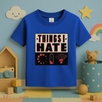 Things I Hate Gift Funny Nerds Geeks Gamer Science Student Meaningful Gift Toddler T-Shirt thumb 3