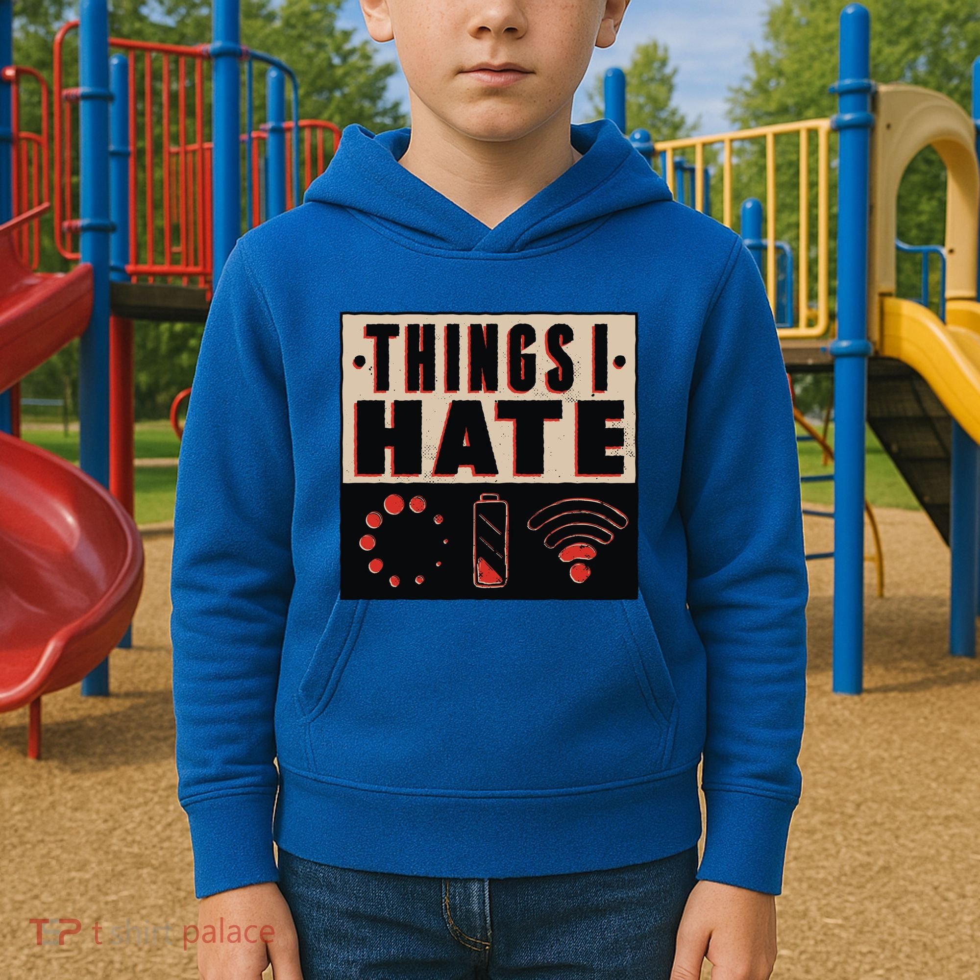 Things I Hate Gift Funny Nerds Geeks Gamer Science Student Meaningful Gift Kids Hoodie